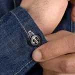 Camisa vaquera índigo de 1940, camisa vaquera del ejército, índigo, Pike Brothers