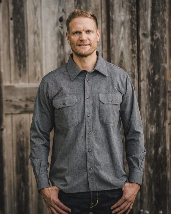 Chemise Engineer Noir Homme - 1932 Engineer Shirt Union black Pike Brothers