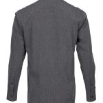 chemise noir Pike Brothers, détail du tissu et des finitions