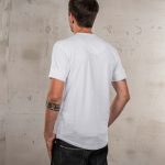 chemise blanc Pike Brothers, détail du tissu et des finitions