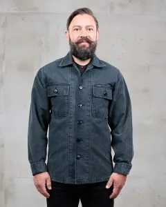 Chemise militaire og-107 noir 1962 OG-107 Shirt Grease Black Pike Brothers