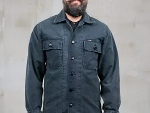Militair shirt OG-107 zwart 1962 OG-107 Shirt Grease Black Pike Brothers