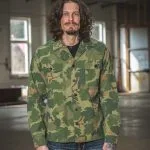 Chemise militaire og-107 vert 1962 OG-107 Shirt Mitchell Green Pike Brothers
