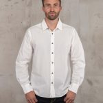 Chemise oxford blanc 1954 Oxford Shirt White Chambray Pike Brothers
