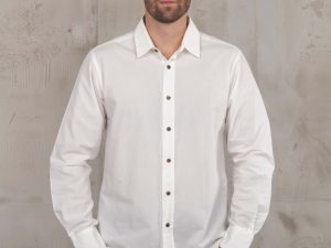 Chemise oxford blanc 1954 Oxford Shirt White Chambray Pike Brothers