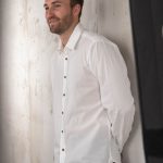 chemise blanc Pike Brothers, détail du tissu et des finitions