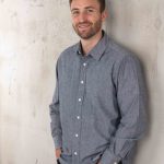 Pike Brothers ocean blue shirt, fabric and finish details