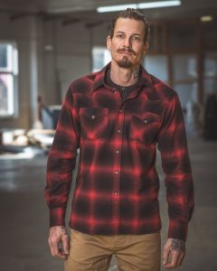 Chemise rider rouge 1952 Rider Shirt Nashville Red Pike Brothers
