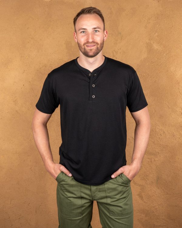 Zwart heren Roadie shirt - 1963 Roadie shirt met korte mouwen Texas Black Pike Brothers