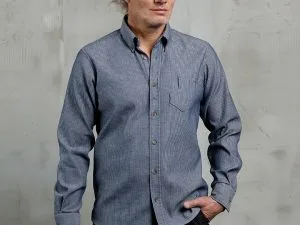 Camisa de topógrafo azul 1932 Camisa de topógrafo Boltacco Blue Pike Brothers