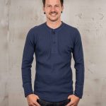 Blauw wafelhemd 1936 Wafelhemd Schaduw Blauw Pike Brothers