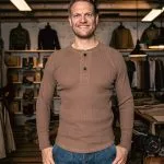 Caramel Waffle Shirt 1936 Waffle Shirt Gilbert Caramel Pike Brothers