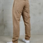 Pantalon Hazienda beige homme en coton léger vintage, vue de face