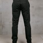 Hazienda men's grey vintage lightweight cotton trousers, front view