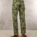 Pantalon Militaire OG-107 vert homme en coton sergé vintage, vue de face