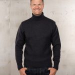 Charcoal turtleneck sweater 1923 Turtle Neck Anthracite Pike Brothers