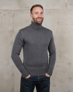 Grijze coltrui 1923 Turtle Neck gray Pike Brothers