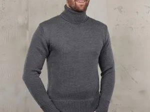 Maglione a collo alto grigio 1923 Maglione a collo alto grigio Pike Brothers