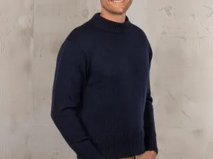 Pull marin bleu marine 1941 USN Seaman Sweater Navy Pike Brothers