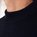 Pull Marin US Navy bleu marine Holdfast Marseille, revendeur officiel Pike Brothers