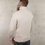 Men's vintage RAF military wool sweater, front view