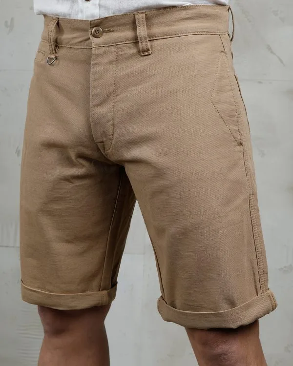 Men's Beige Hazienda Shorts - 1908 Hazienda Beige Panama Shorts Pike Brothers