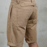 Men's beige Hazienda shorts in vintage lightweight cotton, front view