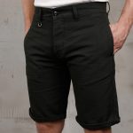 short gris Pike Brothers, détail des poches et du tissu