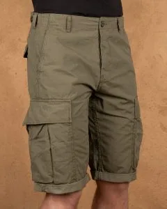 Olivgrüne Militär-Dschungelshorts 1966 Dschungel-Oliv-Shorts Pike Brothers
