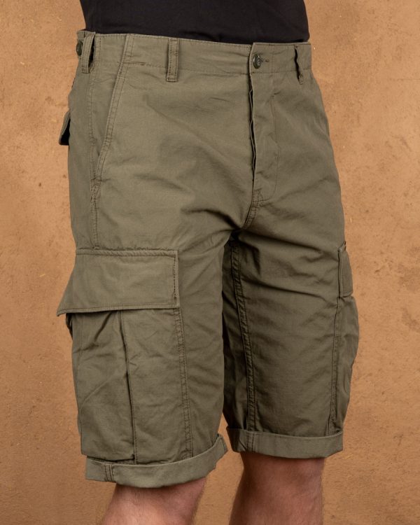 Short Militaire Jungle Vert Olive Homme - 1966 Jungle Short olive Pike Brothers