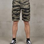 Pantalones cortos militares con estampado de tigre de la jungla 1966 Pantalones cortos con estampado de tigre de la jungla Pike Brothers