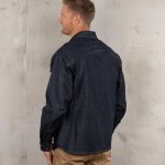 Men's CPO vintage 11oz denim overshirt, front view