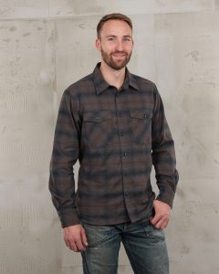 Sobrecamisa de lana marrón Tijuana CPO 1943 Camisa CPO Tijuana Brown Pike Brothers