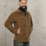 Camicia CPO in velluto 1967, camicia CPO con cordino in ottone chiaro, Pike Brothers