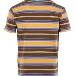 t-shirt jaune Pike Brothers, détail du tissu et des finitions
