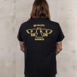 T-Shirt Vintage noir homme en jersey de coton vintage, vue de face