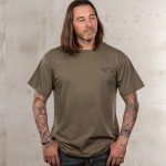 Vintage Eagle Olive T-shirt 1969 Sportshirt Eagle Olive Verjaardag Pike Brothers