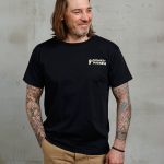 Vintage No Monkey Schwarzes T-Shirt 1969 Sport-T-Shirt No Monkey Business Black Pike Brothers