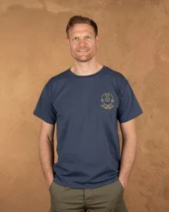 T-shirt vintage scuba bleu 1969 Sports Tee Scuba Blue Pike Brothers
