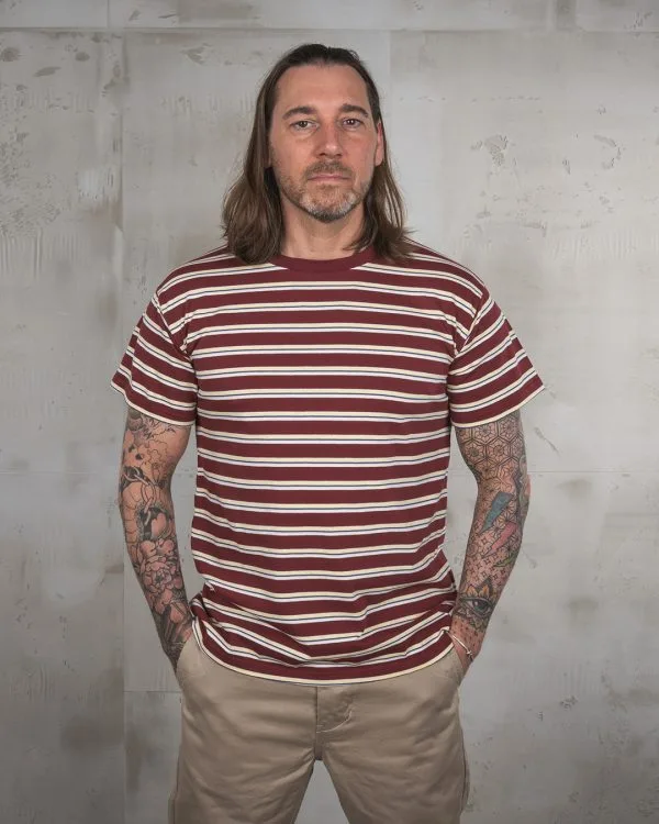 T-Shirt Vintage Rouge Homme - 1969 Sports Tee Smyrna Red Pike Brothers
