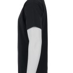 t-shirt noir Pike Brothers, détail du tissu et des finitions