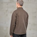 Chemise Utility - 1941 Utility Jacket Hickory Stripe Brown Pike Brothers — vue 4